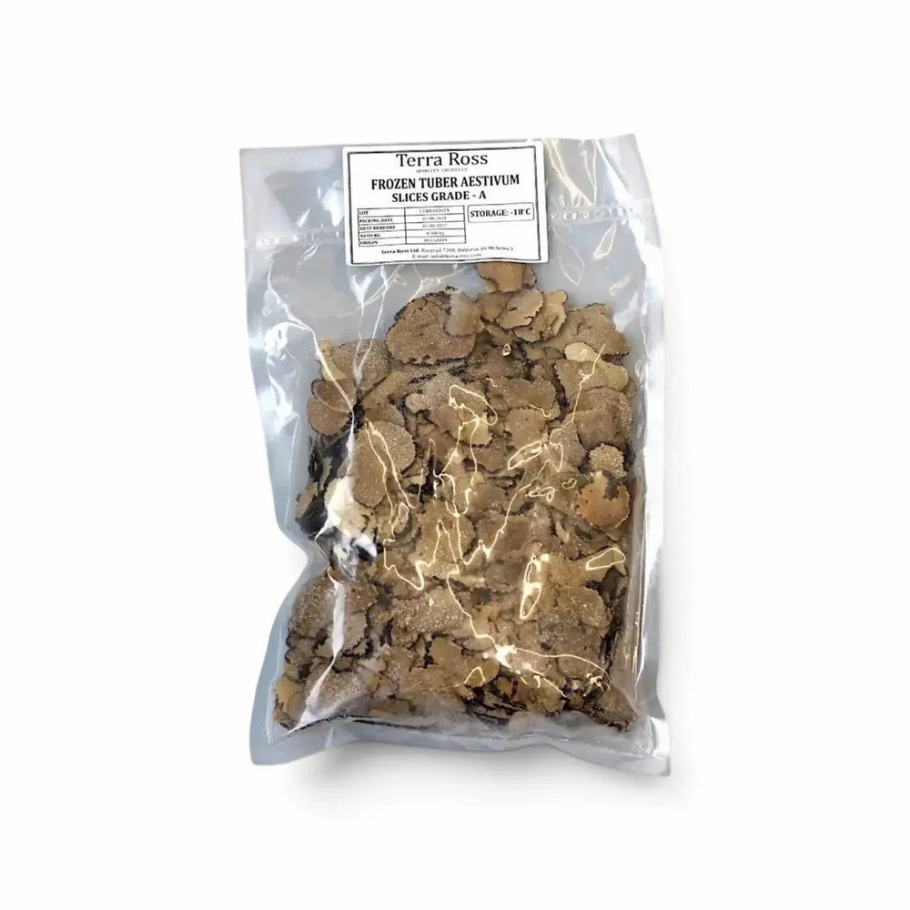 Замразен Черен Летен трюфел Резени – Tuber aestivum (A Grade) (500 g)